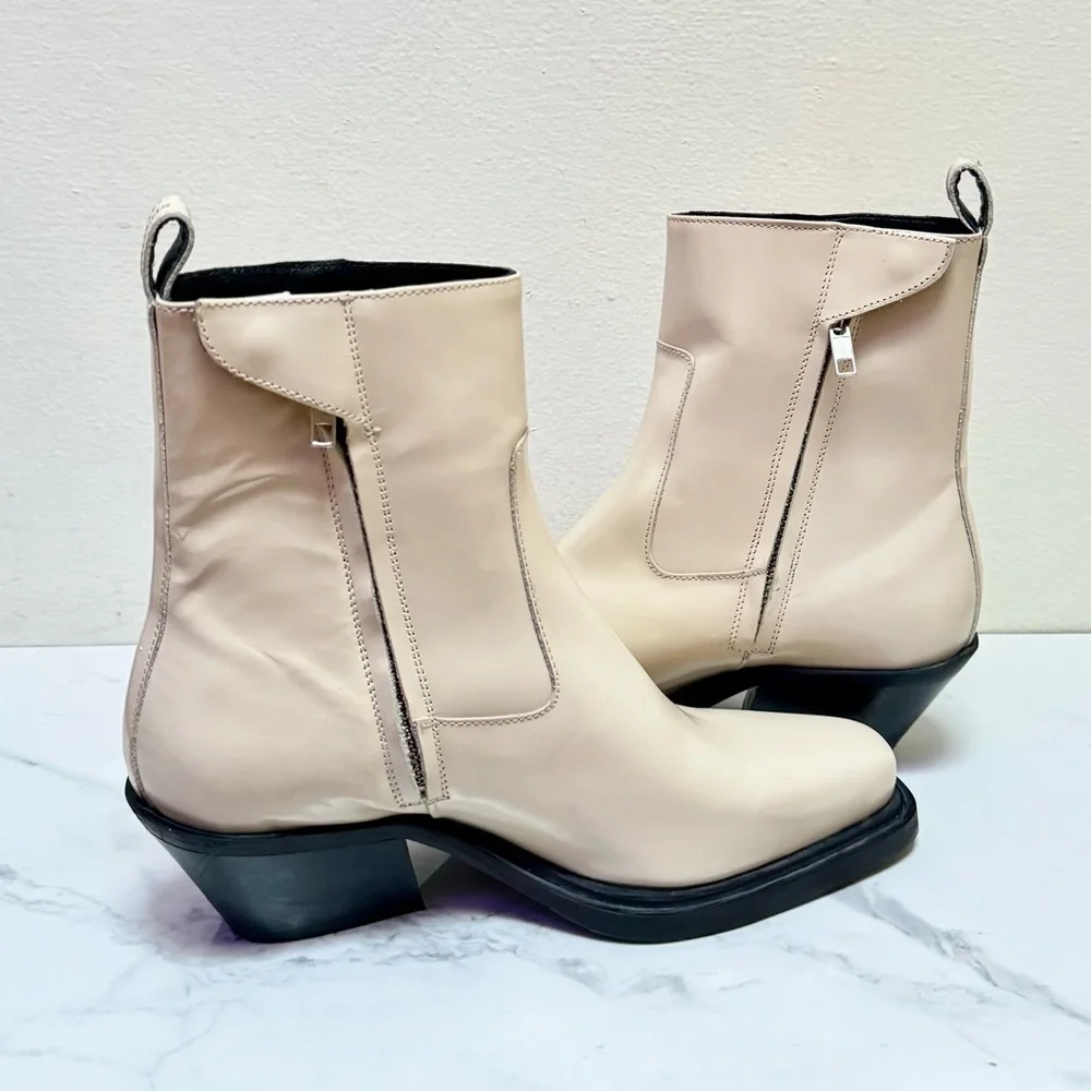 STINE GOYA Leather Gurly 1472 Square Boot